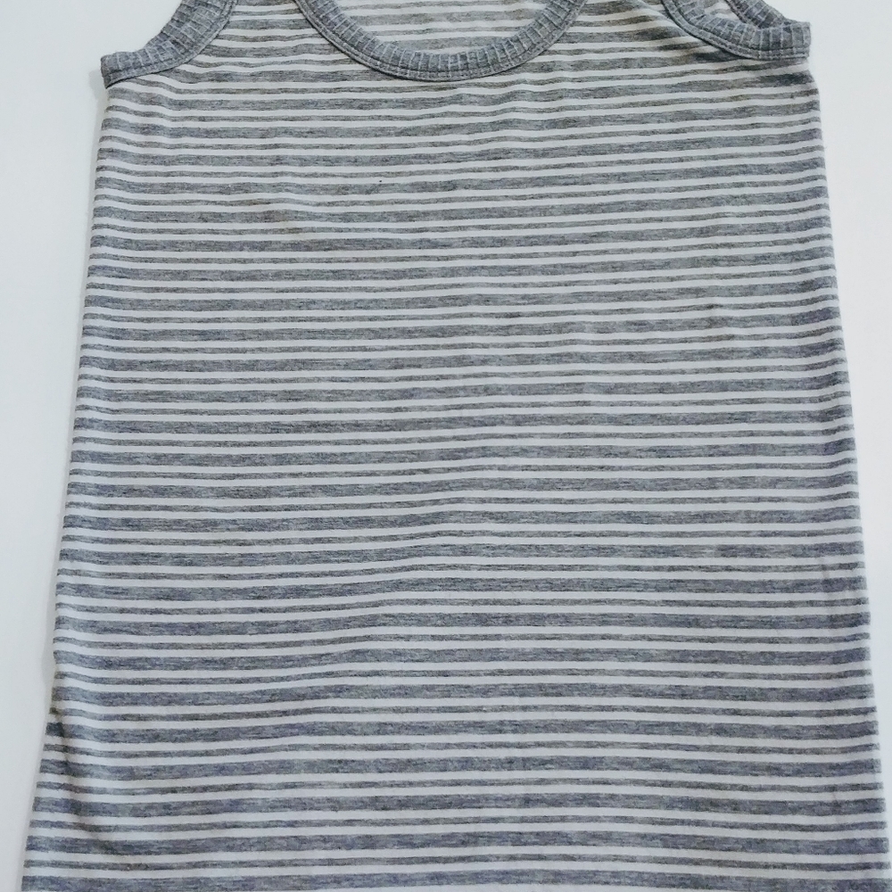 Athleta Heather Gray Strip Tank Size XS